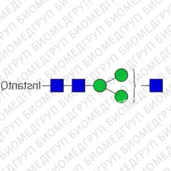 Стандарт AdvanceBio InstantQ G0N/A1 Nгликанов ранее ProZyme. Nгликан асиало, агалакто, биантенный комплекс Nгликан1 Nацетилглюкозамин, меченный InstantQ, для использования в качестве качественного стандарта с системой анализа гликанов GlyQ. А