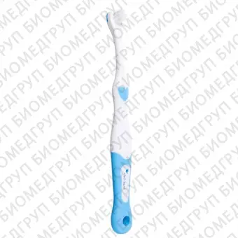 BrushBaby FirstBrush зубная щетка, 018 мес, голубая