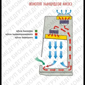 Бокс шкаф биологической безопасности, класс II тип A2, вертикальный поток, ширина рабочей поверхности 120 см, БМБIIЛаминарС1,2 SAVVY SL, Ламинарные системы, 1RВ.00212.0