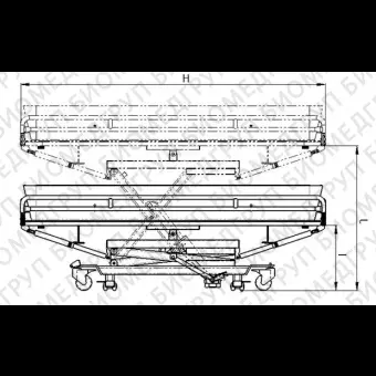 Гидравлическая тележка для душа APC80873