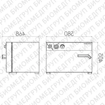 Binder E 28  стерилизатор горячим воздухом, 28 л