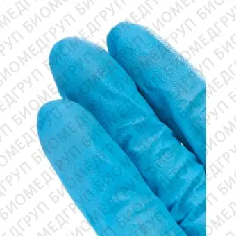 Перчатки нитриловые, длина 24,5 см, голубые, 50 пар./уп., Импорт, 144XL, XL
