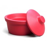 Емкость для льда и жидкого азота 2,5 л, красный цвет, круглая с крышкой, Round, Corning (BioCision), 432131