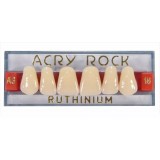 Зубы акриловые Acry Rock фронтальные верхние (планка 6 зубов) (C1 S-15)