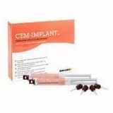 CEM-IMPLANT AUTOMIX цемент для фиксации коронок на имплантах, 2 х 5 мл.