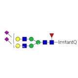 AdvanceBio InstantQ G2FS2 α(2,6)/FA2G2S(6)2 N-гликан (ди-α(2,6)-сиалилированный галактозилированный двухантенный комплекс N-гликан, ядро которого замещено фукозой (ранее ProZyme). N-гликан маркированы InstantQ для использования в качестве качественного ст